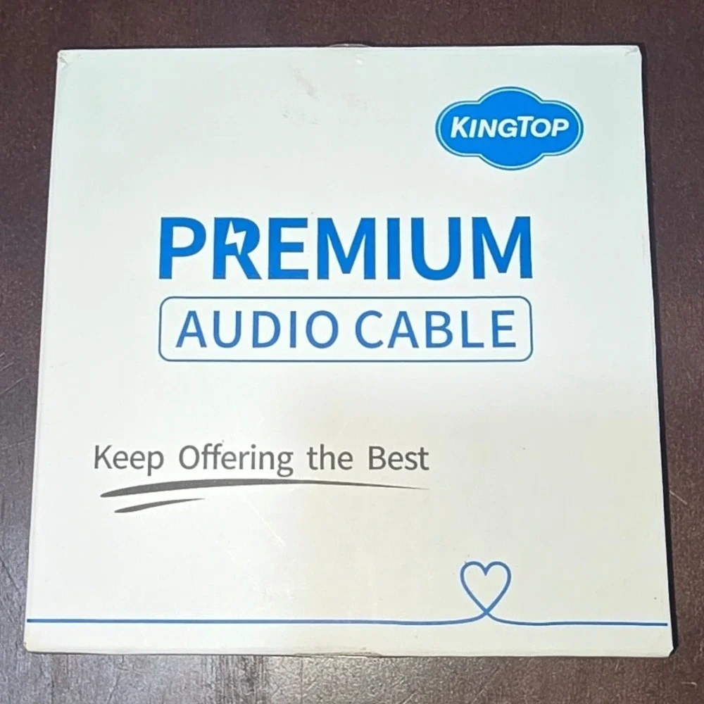 Kingtop Premium Optical Audio Cable 4.6ft 1.4m‎ Digital Toslink X002XGAMS5 New